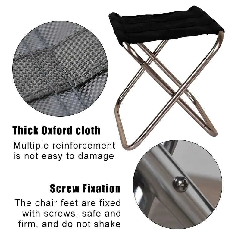Foldable Aluminium Cloth Camping Chair